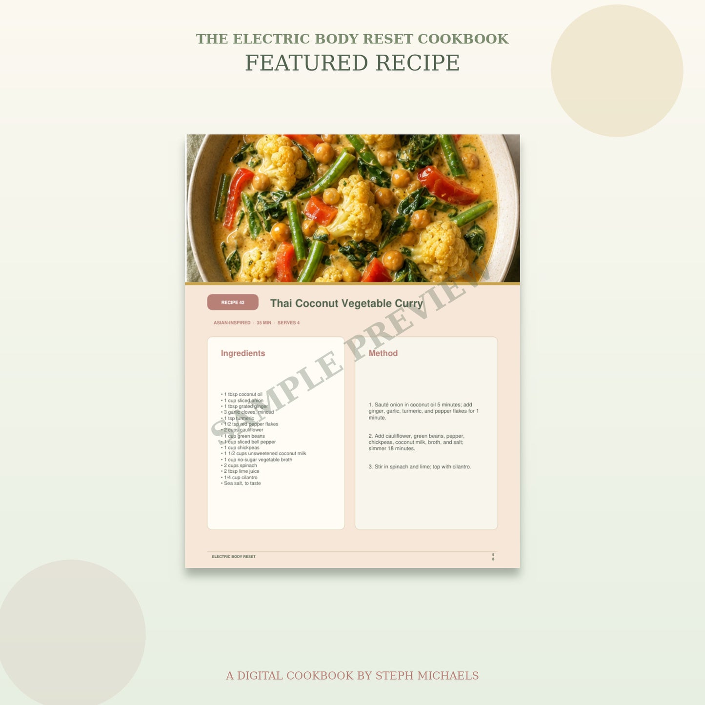 The Electric Body Reset Cookbook